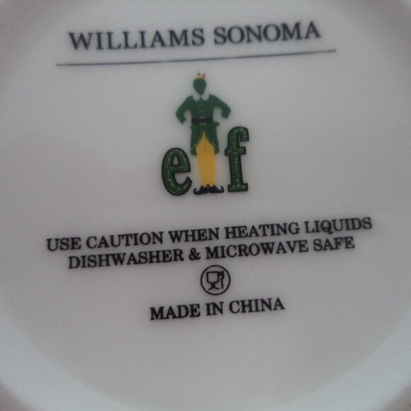Williams Sonoma Elf Movie Christmas Mug Cup micro dish safe Presents Tree - Picture 12 of 12